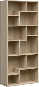 Biblioteca TETRIX, stejar sonoma, PAL melaminat, 88x34x198 cm