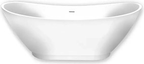 Cada freestanding Florida Anemona 168x75 cm alb lucios