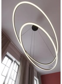 Redo 01-3343 - Lustră LED dimabilă LEO, suspendată pe cablu, 115 W, 230 V, neagră