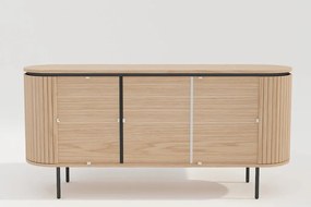 Comoda cu furnir de stejar ATELIER 160cm