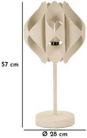 Mauro Ferretti Lampa De Masa Space Cm Ø 28X55 | Aosom Romania