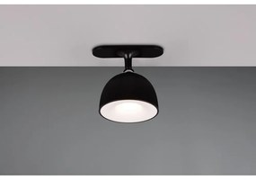 Veioză neagră LED cu intensitate reglabilă/cu clemă (înălțime 41 cm) Maxima – Trio