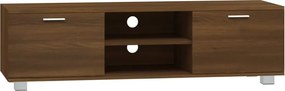 vidaXL Comodă TV, stejar maro, 140x40,5x35 cm, lemn prelucrat