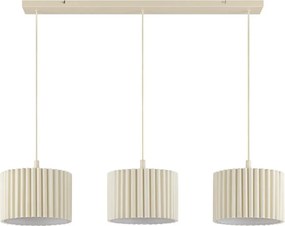 Brilliant - Lustru suspendat pe cablu VELIN 3xE27/20W/230V crem