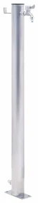 vidaXL Coloană de apă de grădină, 60 cm, oțel inoxidabil, rotund