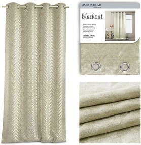 Draperie BLACKOUT NAVIA crem 140 x 250 cm 1 buc