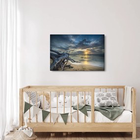 Tablou cu marea în apus de soare (90x60 cm)