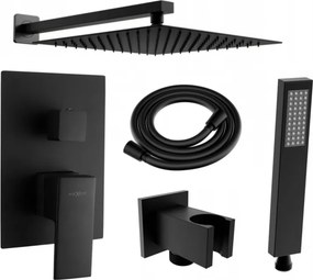 Mexen Uno Set de duș încastrat DR02, negru - 71435DR02-70