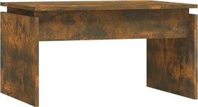 vidaXL Măsuță de cafea, stejar fumuriu, 68x50x38 cm, lemn prelucrat