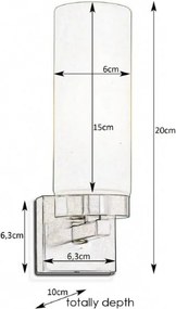 Aplică pentru baie STELLA 1xE14/40W/230V IP44 Markslöjd 234744