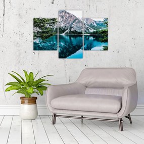Tablou - Lac în Alpi (90x60 cm)