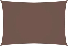 vidaXL Parasolar, maro, 2,5x4,5 m, țesătură oxford, dreptunghiular