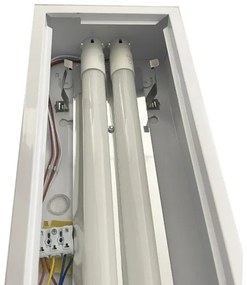 Corp de iluminat fluorescent T8 2xG13/18W/230V 120 cm alb