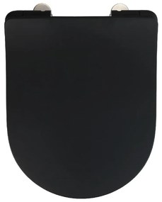 Capac WC Wenko Sedilo Black, 45,2 x 36,2 cm, negru