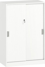 Vinsetto Dulap Birou cu 3 Rafturi și 2 Chei de Siguranță, 80x40x120 cm, Alb | Aosom Romania