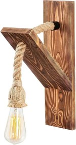 Aplica EREBOS-115-A, stejar, lemn, 11x21x40 cm