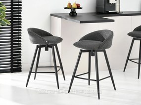 Scaun Ignis (grafit închis + negru). 1110699