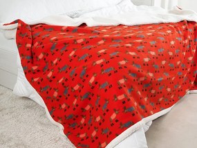 B.E.S. Petrovice Pătură din lână Buffalo Sobíci,150 x 200 cm