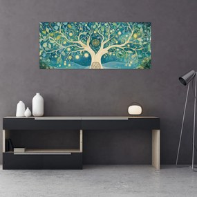 Tablou – Arbore magic cu spirale (120x50 cm)