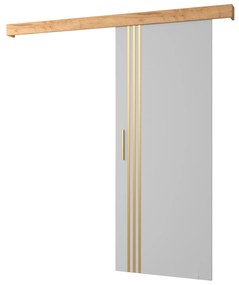 Zondo Uși culisante Sharlene VI (alb mat + craft auriu + auriu). 1043842
