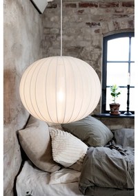 Lustră albă cu abajur textil ø 50 cm Florence – Markslöjd