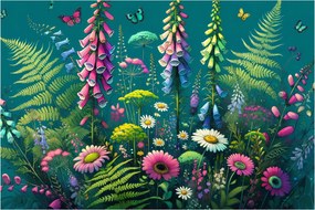 Tablou - Flori de câmp (90x60 cm)