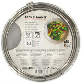 Sita pentru faina Fackelmann 28313, Extrafina, 18 x 5 cm, Argintiu