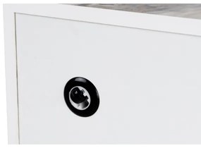 Masă de cafea PRIZMA, 35 x 90 cm, decor marmură