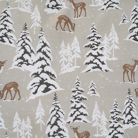 Lenjerie de pat din bumbac 4Home Christmas forest, 140 x 220 cm, 70 x 90 cm