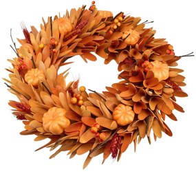 Coroniță de toamnă cu dovleci Mincio, 35 cm