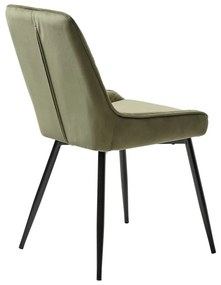 Scaun de dining verde din catifea Milton – Unique Furniture