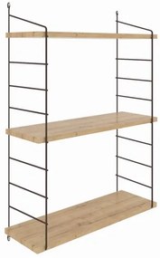 Etajeră de perete ARMONI 85x72 cm bej/maro