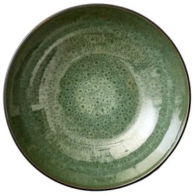 Bol verde/negru din gresie ø 30 cm Gastro Green/Black – Bitz