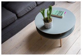 Măsuță de cafea Ragaba UFO, Ø 70 cm, gri închis