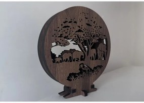 Li-Go 23610/DUB2 - Lampă LED decorativă de masă dimmabilă, LED/12W/230V, 20x22 cm, stejar