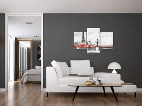 Tablou îndrăgostiții în Paris (90x60 cm)