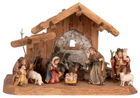 Decor "Bethlehem" lemn, 13 piese