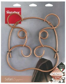 Cârlig arămiu de montat pe perete din oțel Hippo – Metaltex