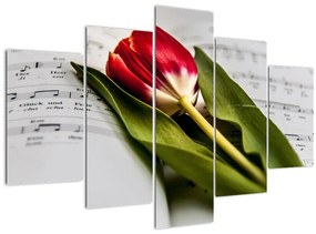 Tablou - Lalea roșie (150x105 cm)