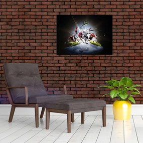 Tablou - Sportivii (70x50 cm)