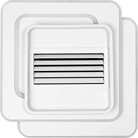 Osram - Plafonieră LED reglabilă cu ventilator, 55W/230V, alb + telecomandă