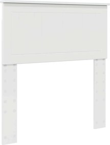 vidaXL Tăblie cap Alb Lucios 80 cm Lemn compozit