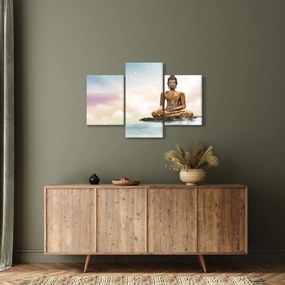 Tablou - Buddha care supraveghează pământul (90x60 cm)