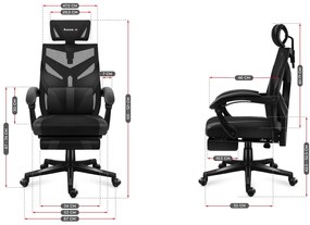 Fotoliu gaming Cruiser 5 (negru). 1087450
