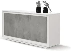 COMODA INDUSTRY - GRI CIMENT - 140 cm / 50 cm / H 80 cm