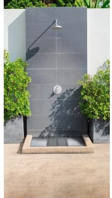 WENKO 22947100 - Covoraș de duș, interior & exterior, 55 x 55 cm, gri