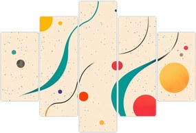 Tablou - Ilustrație colorată minimalistă (150x105 cm)