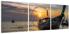 Tablou - Vas la mal (cu ceas) (90x30 cm)