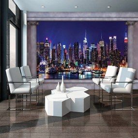 Fototapet - New York noaptea (254x184 cm)