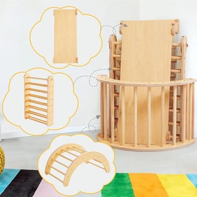 Set de 3 piese pentru cățărare din lemn